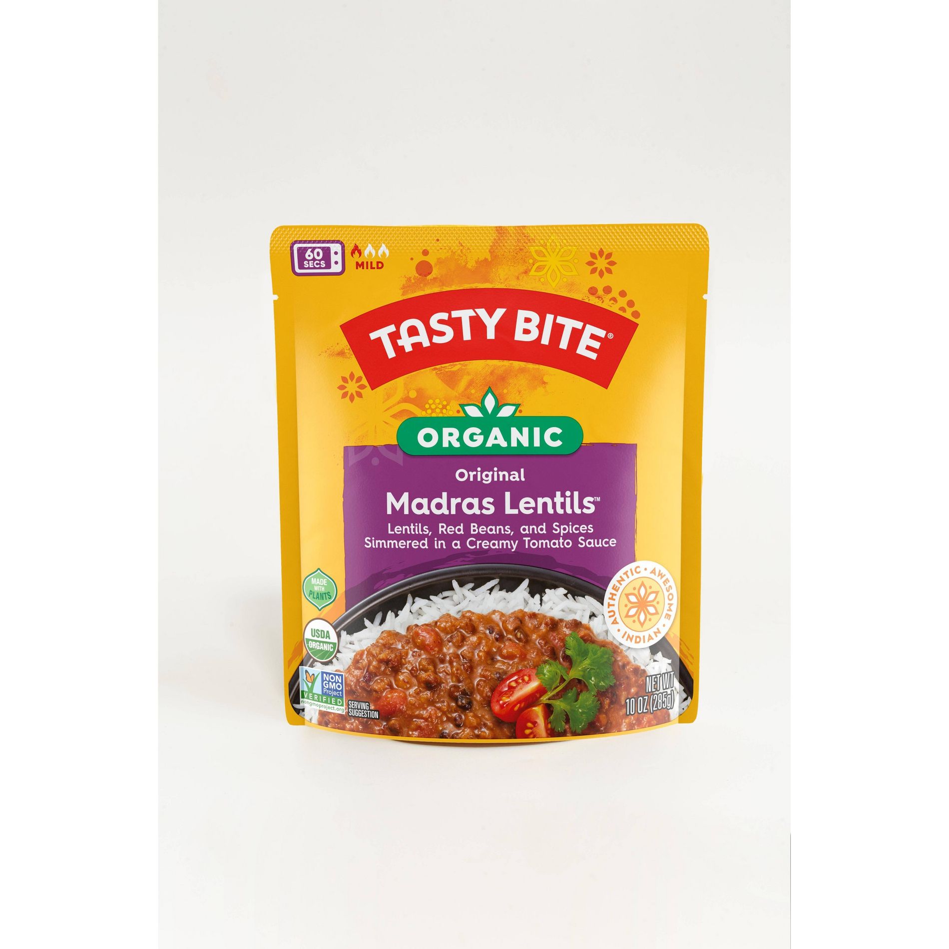 Tasty Bite Organic Madras Lentils Entree - 10oz