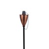 BirdRock Home 4-Pack Outdoor Wide Conical Torches - Bronze - 2 of 4