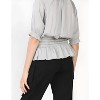 Women's 3/4 Sleeve Rouched Waist Top - current air - 2 of 3