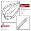 Unique Bargains Silicone Stainless Steel Non-Stick Coated Heat-Resistant Whisk 5 Pcs - 4 of 4
