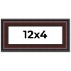PosterPalooza | Panoramic Linear Brown Picture Frame - UV Acrylic, Foam Board Backing, Hanging Hardware - 2 of 4