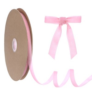 Unique Bargains Velvet Single Side Christmas Vintage Ribbon 1 Pc - 1 of 4