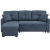 Racxily Modular Sleeper Sectional Sofa with Storage, L Shape Sectional Modular Couch Wide Deep seat Sofa - 3 of 4