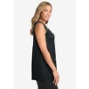 Jessica London Women's Plus Size Stretch Knit Tunic Tank - 4 of 4