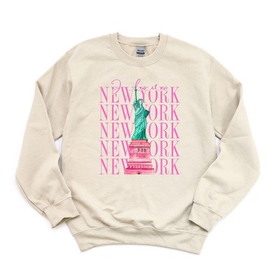 Sage New York Downtown Graphic Printed Sweatshirt