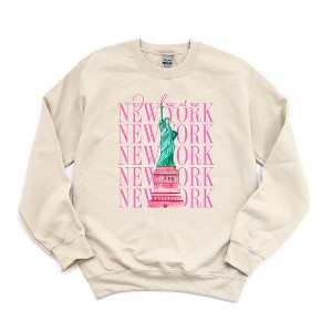 Simply Sage Market Women's Graphic Sweatshirt I Love New York - 1 of 3