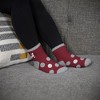 NCAA Alabama Crimson Tide Big Dot Fuzzy Sleep Soft Socks - 3 of 3
