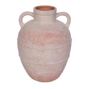 VIP Ceramic 11.1 in. Pink Natural Texture Vase - 1 of 1
