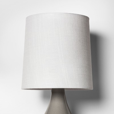 target white lamp shade