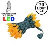 Novelty Lights C6 LED Christmas String Lights 70 Strawberry Bulbs (Green Wire, 24 Feet) - image 2 of 4