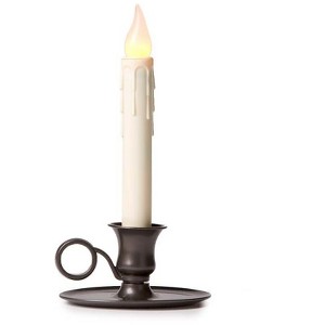 Battery-Operated Cordless Classic Candlestick With Auto Timer - 1 of 2