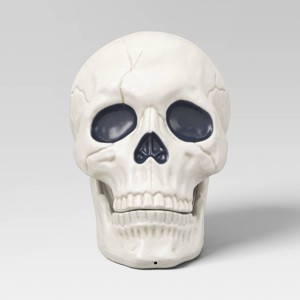 10" Oversized Skull Halloween Decorative Prop - Hyde and EEK! Boutique™: Indoor/Outdoor Decor - 1 of 3
