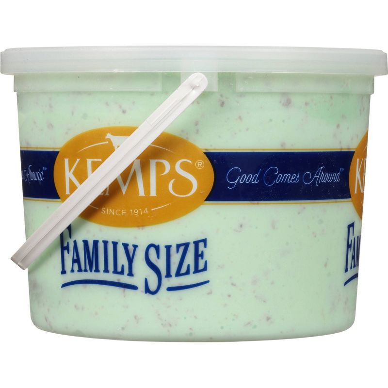 Kemps Mint Chocolate Chip Ice Cream - 128oz, 4 of 7