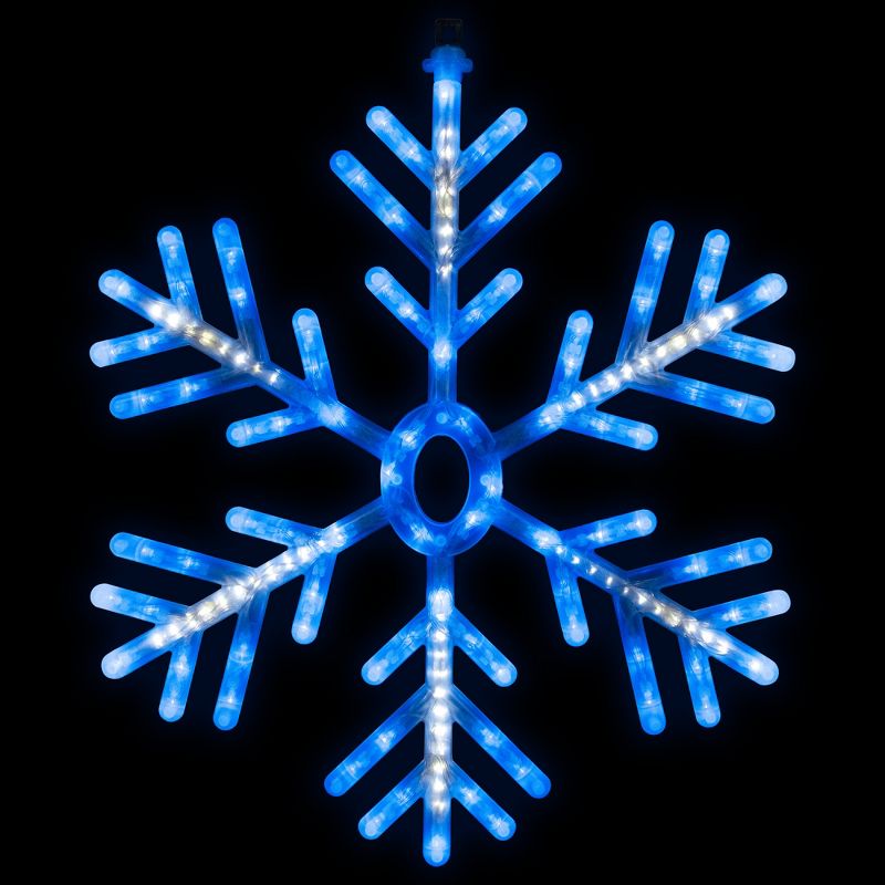 Northlight 24.5" LED Lighted Snowflake Silhouette Christmas Decoration, 1 of 6