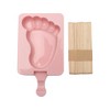 Unique Bargains Popsicles Mould Footprint Shape Comes with 20 Stick Hand Washable 2.95"x5.71" 1 Pc - 3 of 4