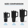 HydroJug Traveler - Water Bottle with Handle & Flip Straw - Leak Resistant Tumbler, Insulated, Stainless Steel & Rubber Base - 4 of 4