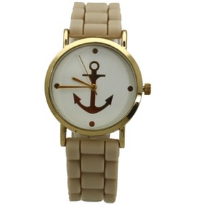 OLIVIA PRATT ANCHOR EMBLEM SILICONE BAND WATCH - 1 of 4