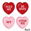 Big Dot of Happiness Conversation Hearts - Heart Decorations DIY Valentine's Day Party Essentials - Set of 20 - 3 of 4
