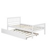 Sturdy Twin Bed with Roll-Out Trundle Designed for Longevity - 3 of 4