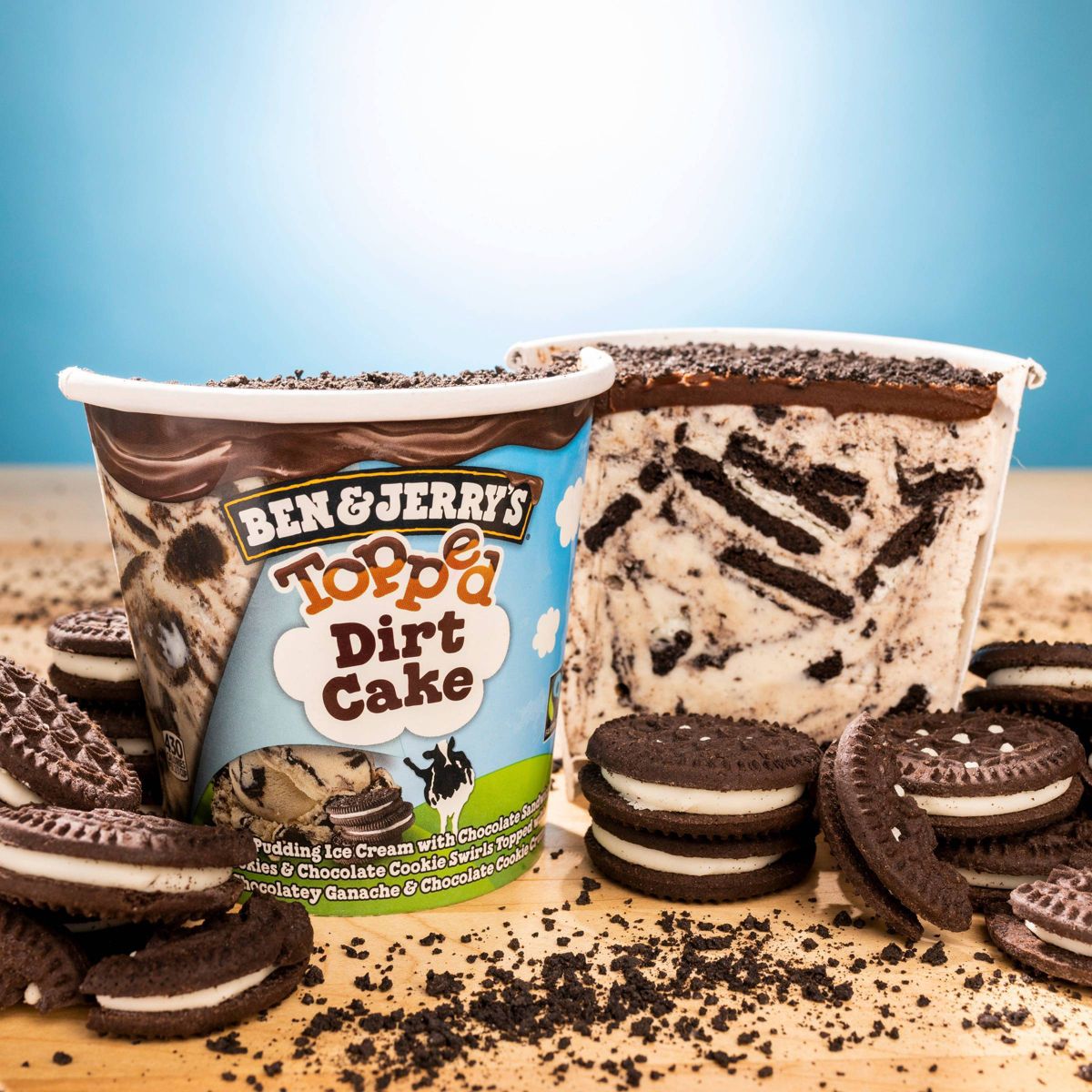 Ben & Jerry's Topped Ice Cream Dirt Cake Frozen Dessert - 15.2oz - thumbnail 4
