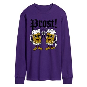 Men's - Instant Message - Oktoberfest Prost Beers Long Sleeve Graphic T-Shirt - 1 of 3