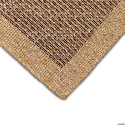 Natural Flatwoven Synthetic Indoor/Outdoor Rug