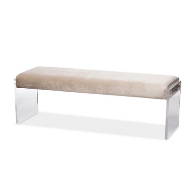 Hildon Modern And Contemporary Microsuede Fabric Upholstered Lux