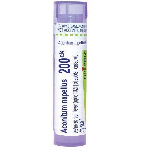 Aconitum Napellus 200CK by Boiron Homeopathic Single Medicine For Cough, Cold & Flu  -  80 Pellets - 1 of 4