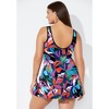 Swimsuits for All Women's Chlorine Resistant Tank Swimdress (Plus Sizes Available) - 3 of 4