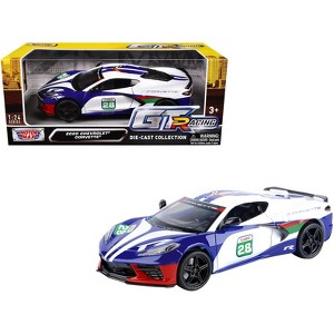 Lamborghini Gallardo LP 560-4 Super Trofeo #63 Gray Metallic and White "GT Racing" Series 1/24 Diecast Model Car by Motormax - 1 of 3