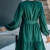Women's Emerald Button-Loop Mini Dress - Cupshe - 3 of 4