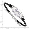 Black Bow Jewelry Sterling Silver Kappa Kappa Gamma Greek Life Strand Bracelet 7 Inch - 2 of 3