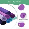Unique Bargains Light Purple Durable Soft Flexible Crepe Paper 8.2ft x 20 Inch Light Purple 2 Pcs - 2 of 4