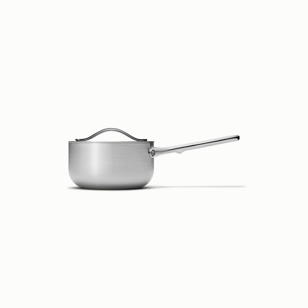 Caraway Home 1.75qt Stainless Steel Sauce Pan with Lid