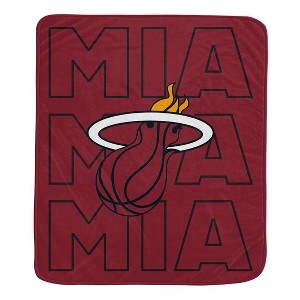 NBA Miami Heat Echo Ultra Soft Blanket - 1 of 1