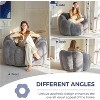 MAXYOYO Bean Bag Chair, Floral Shape Ultra Soft Faux Fur Petal Back Sofa for Adults - 4 of 4