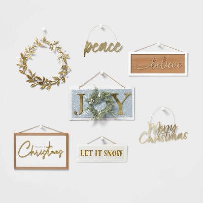 7pc Metallic Sign Kit - Wondershop™