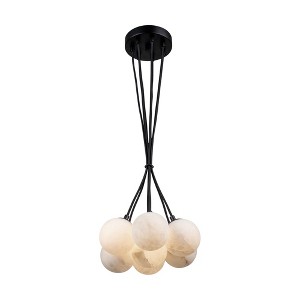 Artcraft Lighting Camila 7 - Light Pendant in  Black - 1 of 4