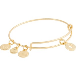 Alex and Ani Expandable Bangle for Women, Initials A to Z Letter Charms, Shiny Finish, 2 to 3.5 in - 1 of 4