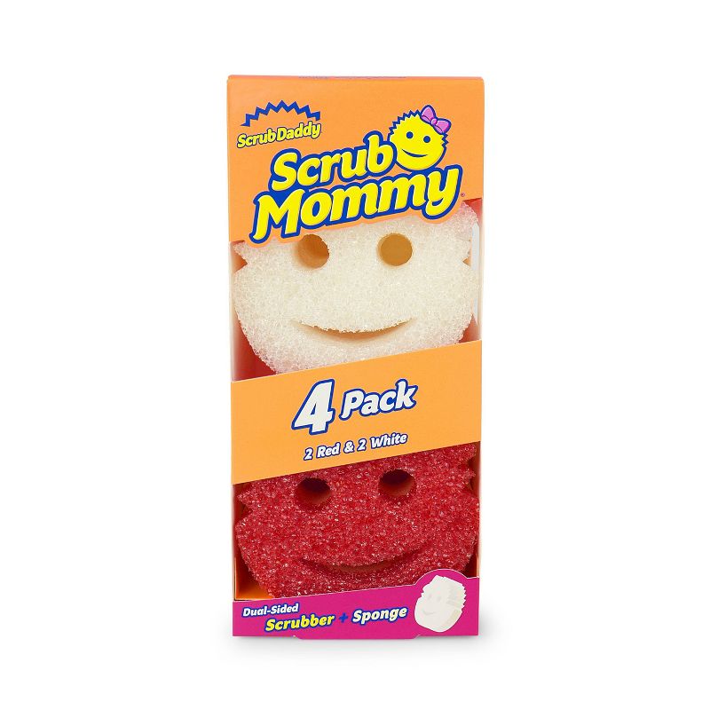 Scrub Daddy Dual-Sided Scrubber Sponge - 4ct, 1 of 17