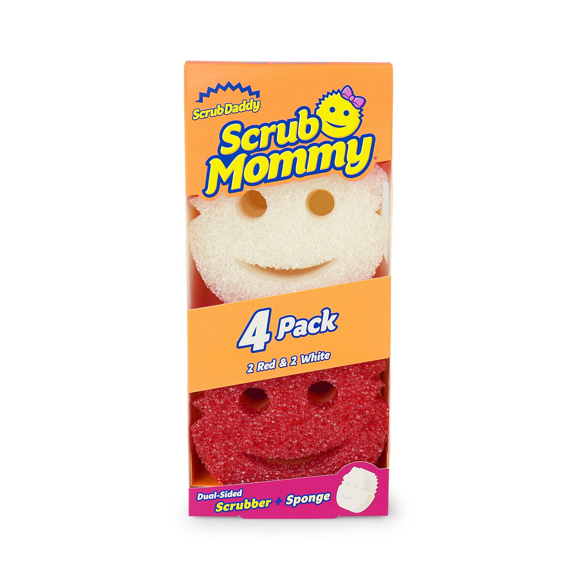 Scrub Daddy Dual-Sided Scrubber Sponge - 4ct