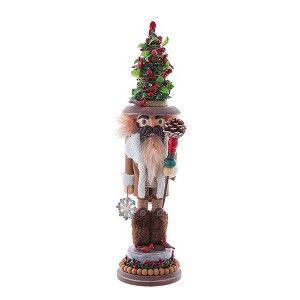 Kurt Adler 19-Inch Hollywood Nutcrackers Battery Operated LED Birch Berries Nutcracker - 1 of 4