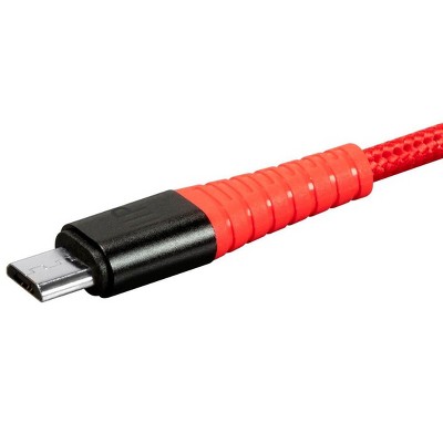 Monoprice Usb 2.0 Micro B To Type A Charge & Sync Cable - 3 Feet - Red ...