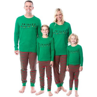 Friends The TV Series Christmas Lights Holiday Matching Family Pajama Set