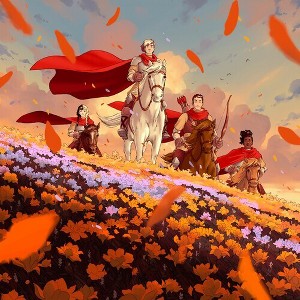Naethan Apollo - Tales From Cazilor: Wyldflowers - Cream/White/Red/Orange/Purple (Colored Vinyl Cream White Red Orange Purple) - 1 of 1