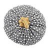 Gulches Series Multicolored Shatterproof Grid Pumpkin Harvest Festival Ornament - 2 of 4