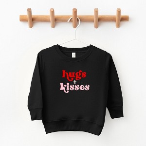 The Juniper Shop Hugs And Kisses Youth Ultra-Soft Graphic Sweatshirt - 1 of 3