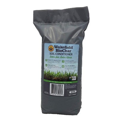 Wakefield 1 Gallon Premium Biochar Organic Pine Tree Bark Garden Soil Conditioner Amendment