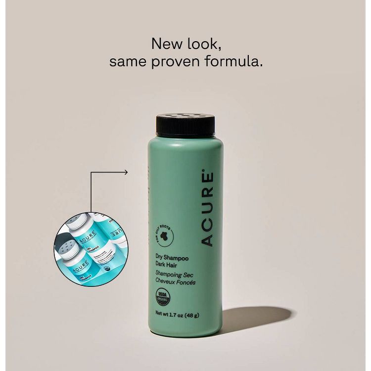 Acure Brunette to Dark Hair Dry Shampoo - 1.7oz: Vegan, Oil Control, Paraben & Sulfate-Free, Rosemary Scent, 3 of 5