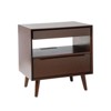Phil 2 - Drawer Nightstand with Integrated Charging Station and Pull-Out Tray丨HULALA HOME - 2 of 4